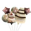 Animal Kapibara Birthday Daisy Flower Aluminum Film Latex Balloon Set Banquet Arrangement Supplies