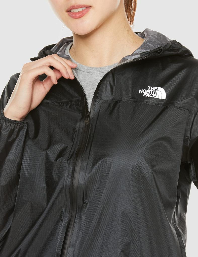 North Strike Trail Jacket Waterproof Lightweight Compact Running Trail Black L [The Face] Women's