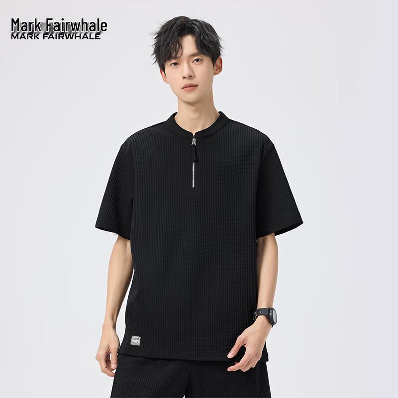 Mark Fairwhale Men's Cooling Half-Zip Short Sleeve T-Shirt