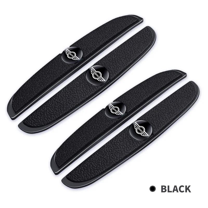 

4PCS Car Door Edge Anti-collision Protector Bar Stickers For MINI Cooper JCW Countryman Clubman Cabrio Paceman Coupe Roadster