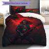 Anime Pattern Bedding Quilt Set Quilt Cover Pillowcase Home Decoration Birthday Gift (1 * Duvet Cover + 2 * Pillowcase, Without Core)