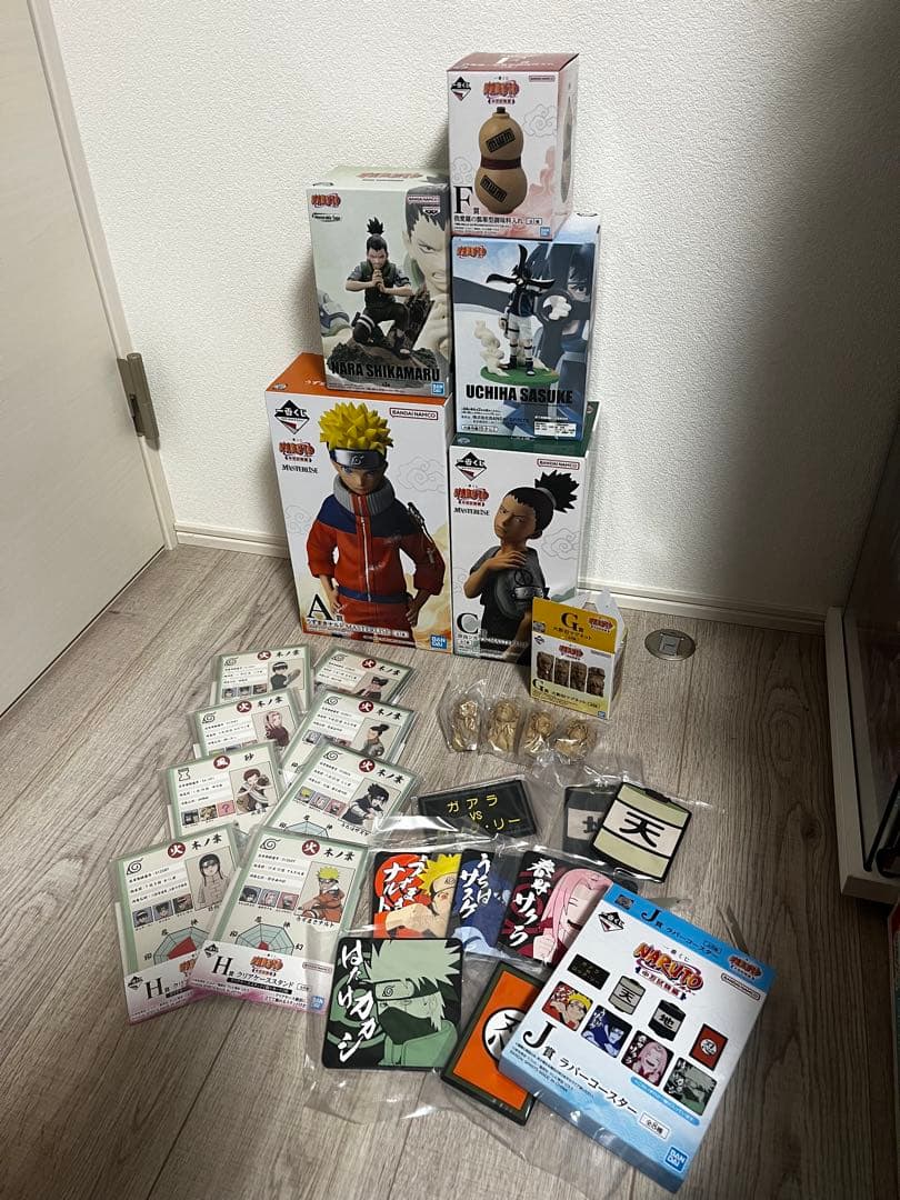 

Фигурки NARUTO оптом полный набор призы нижнего уровня.