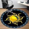 1pc Sun Moon Symbol Chair Carpet for Office,  Soft and Durable Office Rug for Interior Decoration, Perfect for Office yy251227091