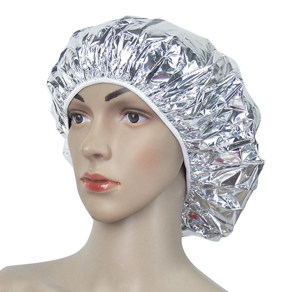 Heat Insulation Aluminum Foil Hat Elastic Bathing For Women Hair Salon Bathroom