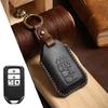 Genuine Leather Key Cover for Honda Civic & Accord - Full Wrap Cowhide Protection