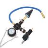 Coolant Refill Tool Kit 90psi Accurate Gauge Scale Flexible Hose Radiator Pressure Tester Kit