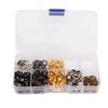 Grommet Tool Kit Sturdy Colorful Plating Easy Installation Metal Grommets Set for Shoes Bags Clothing Leather Crafts