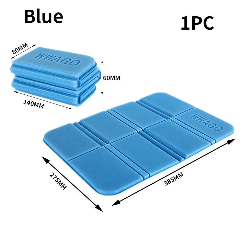 WWAGO Folding Anti-Moisture Mat Outdoor Portable Insulation Anti-Moisture Mat Hiking Seat Mat Xpe Foam Moisture-Proof Butt Mat