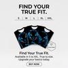 Neon Blue Panther 3D All Over Print Men's Crew Neck T-Shirt