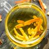 Organic Dried Orange Peel Fruit Tea Makes Plum Syrup Cough Relief Healthy