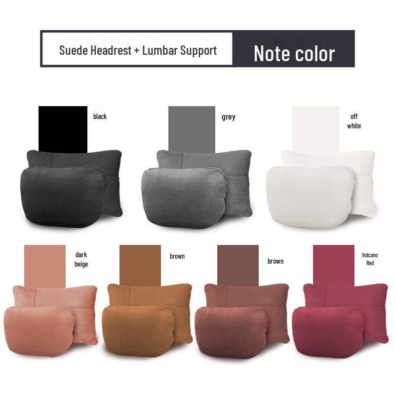 Zagłówek, Podparcie lędźwiowe, Ochraniacz szyi i Poduszka na siedzenie do Nissan Qashqai do dekoracji wnętrza.