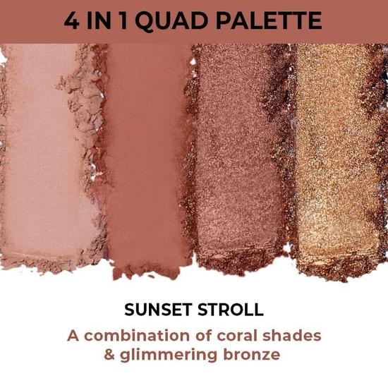 Nykaa Cosmetics Eyes On Me! 4 in 1 Quad Eyeshadow Palette - Sunset Stroll