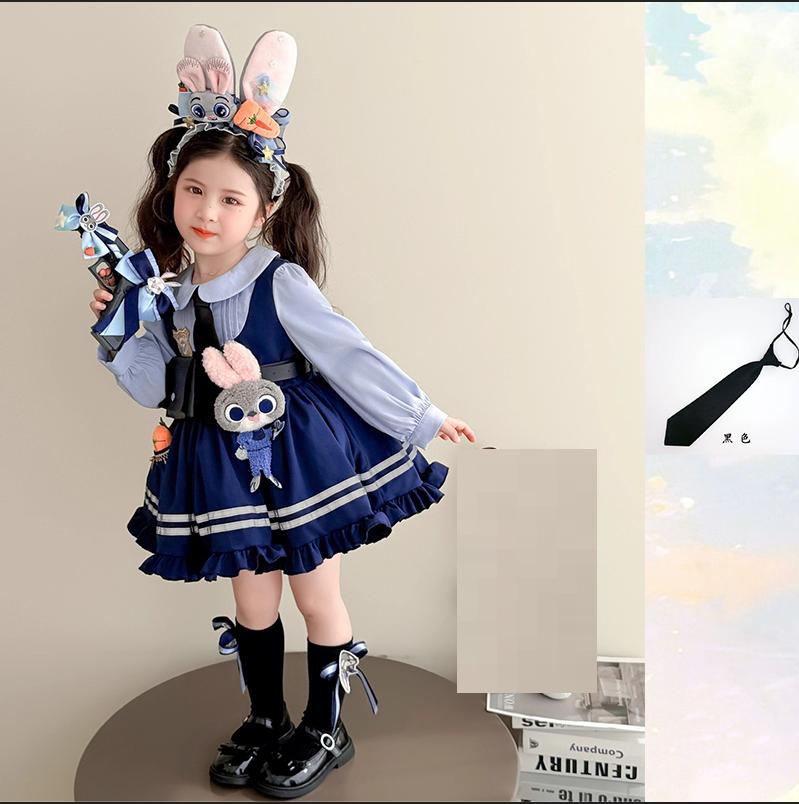 

Осінній Костюм для Косплею Зоотрополіс Джуді Кролик Поліцейський Dr Дитячий Осінній Лоліта Косплей Костюм Принц Спідниця Дитячий Одяг 150 for 140-150cm