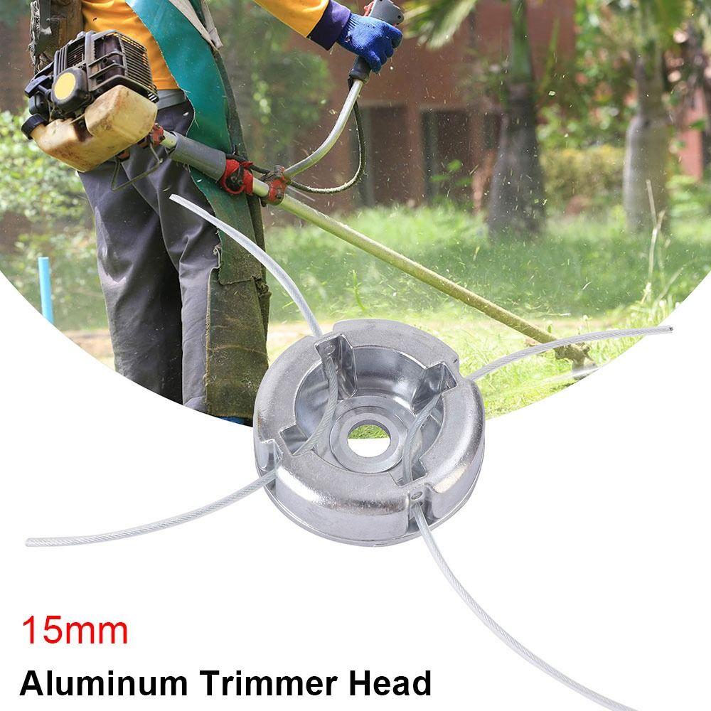 1Pcs Wire Rope Aluminum Trimmer Head 5/8 Inch/15mm Weed Head Accessories  for General Mower