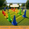 Multi-Functional Football Training Cones 23-50cm with Holes - Versatile Marker Obstacle Poles