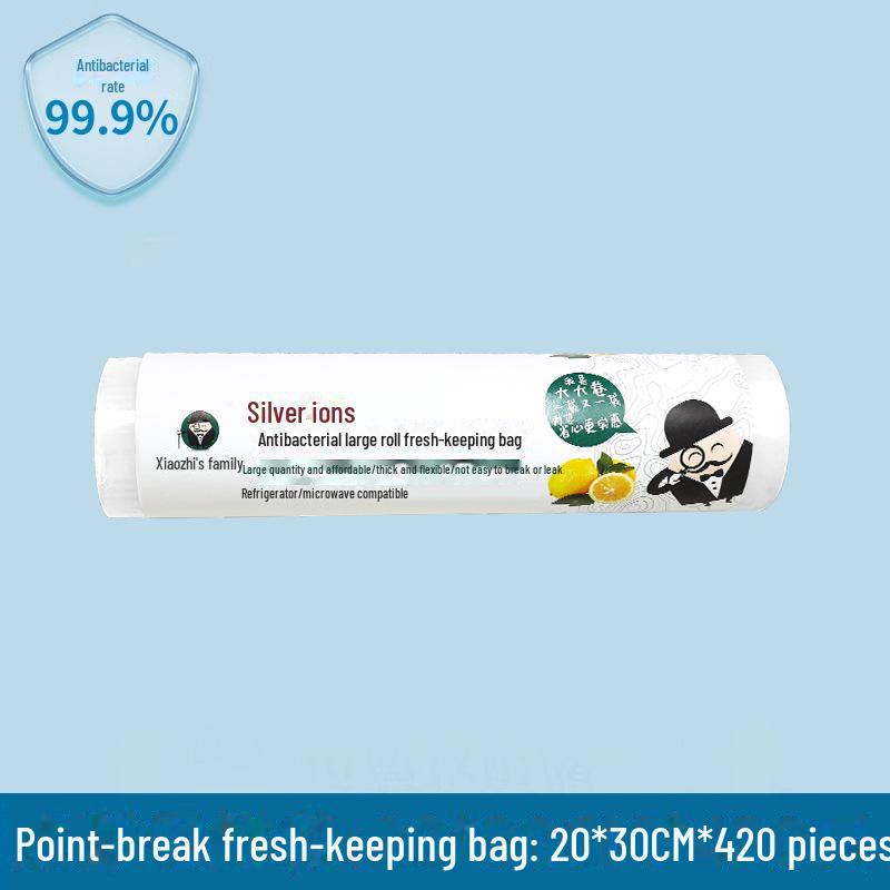 Antybakteryjne woreczki do przechowywania żywności z jonami srebra: Gruba, Ciągła Rolka do Uszczelniania Lodówki