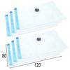 Vacuum Bags Vacuum Bag For Clothes Bedding Sweaters Set Of 6 Pieces 120X80 Cm