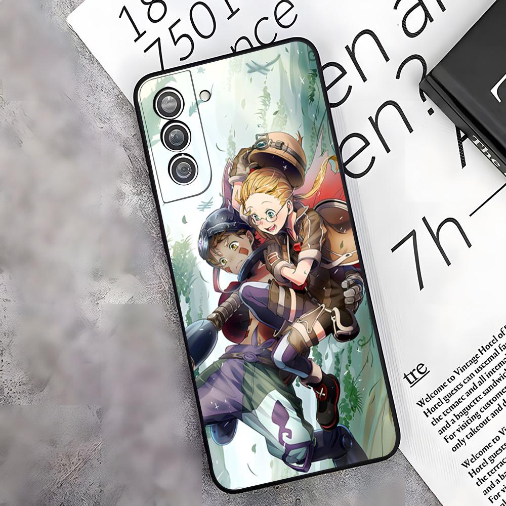 Vintage Anime Made In Abyss Phone Case For Samsung S26 S25 Edge S24 S23 S22 S21 S20 Ultra Plus Fe Galaxy A54 A53 A34 A25 A16 Cov