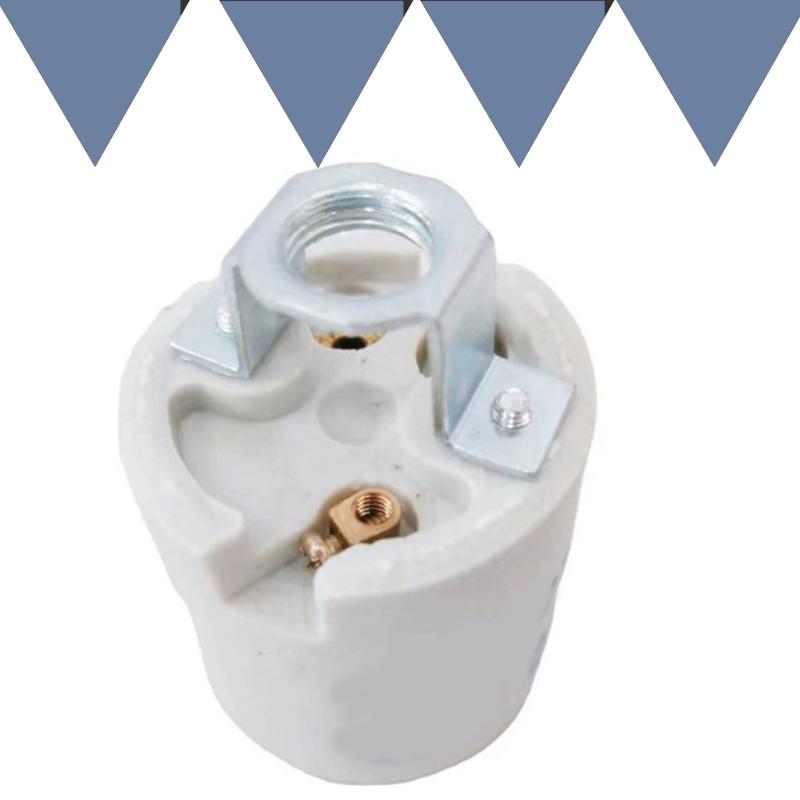 Lamp Holder Sockets Heat Resistant Ceramics Easy Replacement for Various Bulb Types Modern Styles