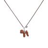 FWIS Love Heart Teddy Necklace & Dog Stud Earrings - Autumn/Winter Versatile Style Sweater Chain