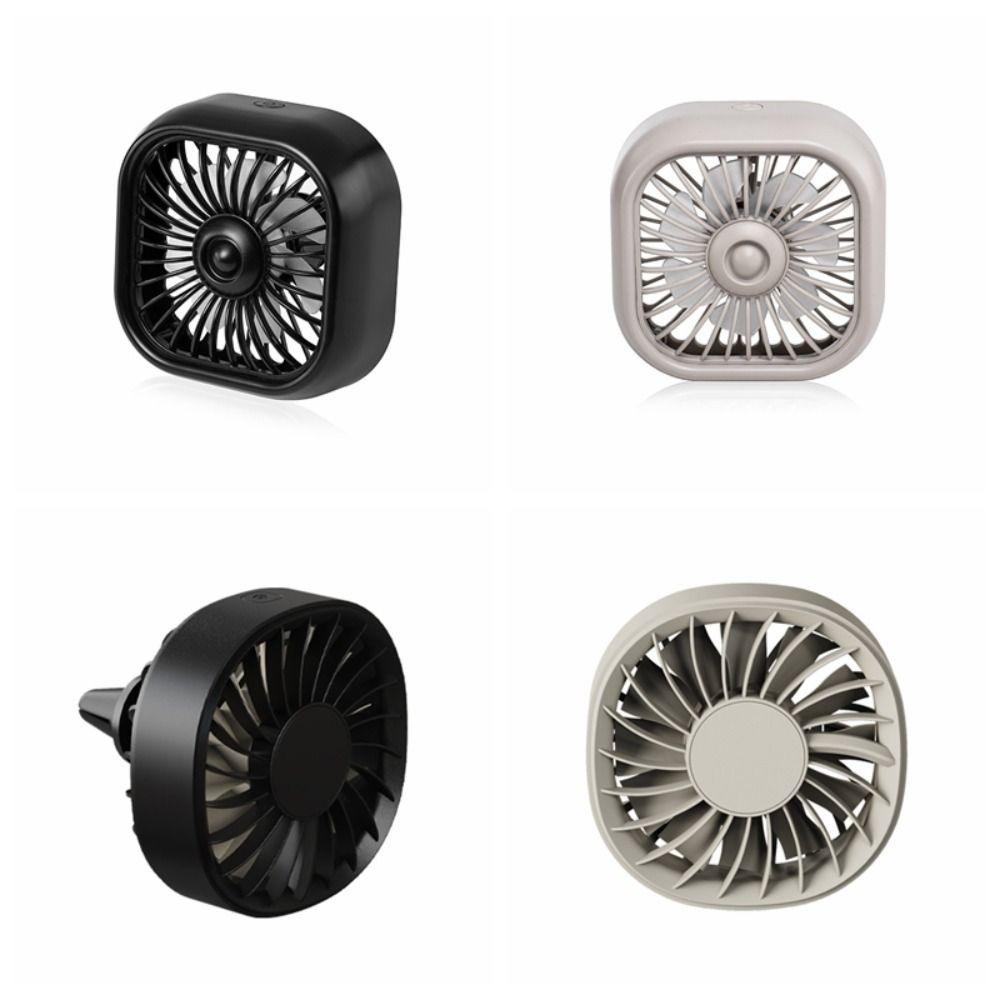 Plastic Car Air Outlet Fan Heat Dissipation Car Rear Seat Fan USB Cooling Fan  Summer