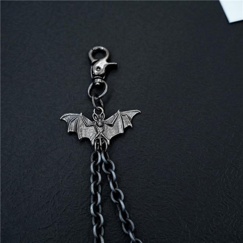 Hip Hop Punk Skull Metal Casual Pants Chain Men's Waist Chain Pendant
