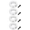 4Pcs Split Shaft Fixing Collar 1in Bore Diameter Aluminum Alloy Screw Clamping Shaft Collar Kit 25mm