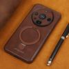 Applicable to Huawei mate11pro business leather pattern mobile phone case lens all-inclusive multi-function magnetic suction bracket anti-drop