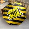 1 PC Automatic Folding Umbrella - Al-Ittihad FC Pattern, Portable & Foldable Design with 8 Ribs, Christmas Birthday Gifts