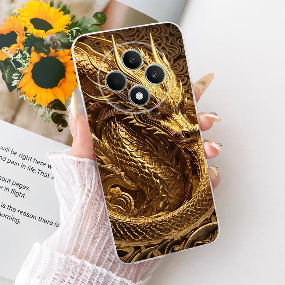 For Oppo Reno 12F 5G Case Reno12 FS Cool Dragon Tiger Painted Cover Soft Silicone Phone Case For Oppo Reno12 F 4G Reno12F Fundas