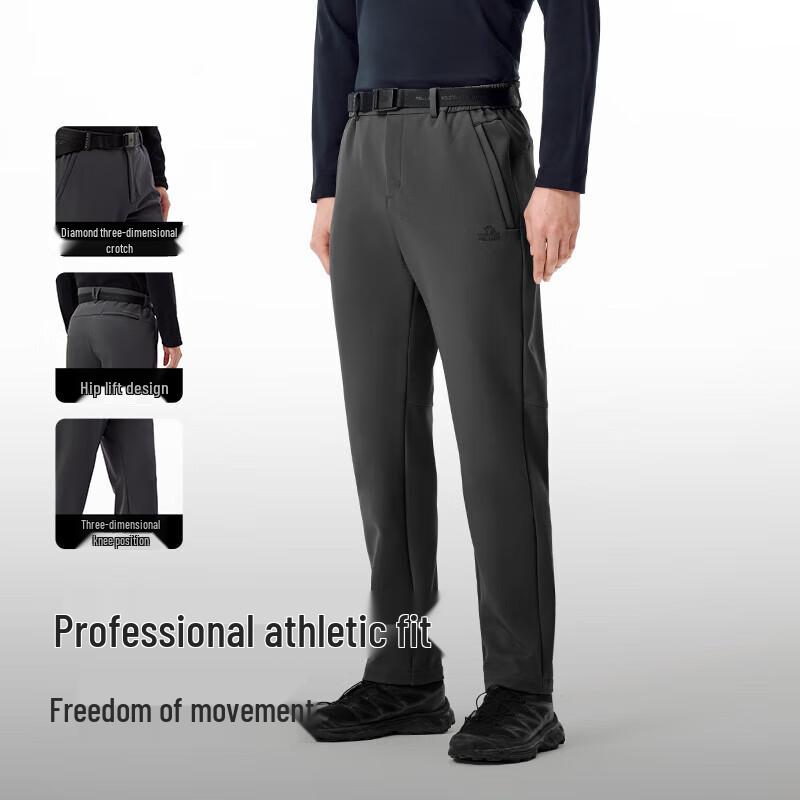 Pelliot Men's Lined Softshell Hiking Pants
