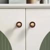 Durable Cabinet Pulls Brass Walnut Wood Knobs Drawers Handles  for Cupboard Wardrobe Drawer Door