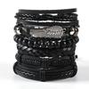 Men's Retro Multi-Layer Handmade Leather Bracelet Set