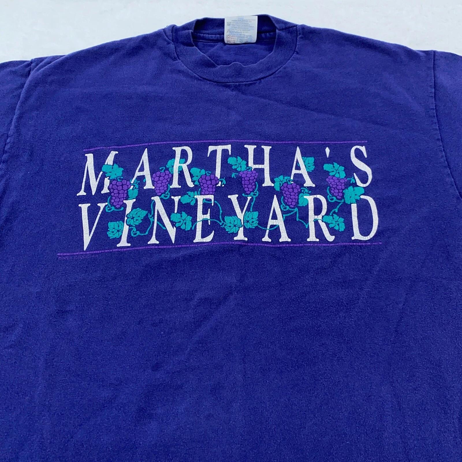 

винтажная футболка 90-х MARTHA S VINEYARD ISLAND M/L 3XL