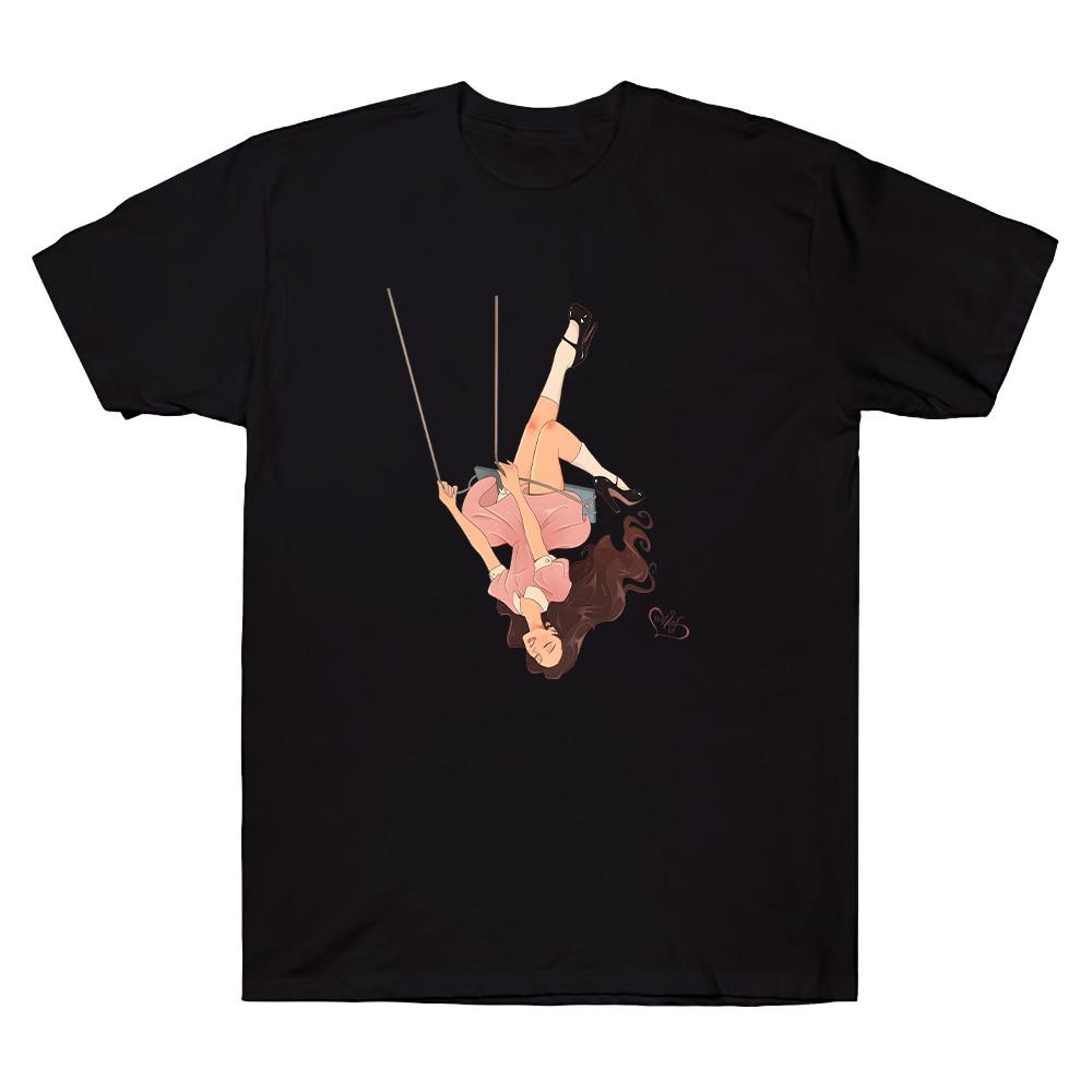 

Olivia You Seem Pretty Sad for A Girl So in Love Cartoon Print T-shirt Women Men Cotton Tees Summer Comfortable Top XS чёрный