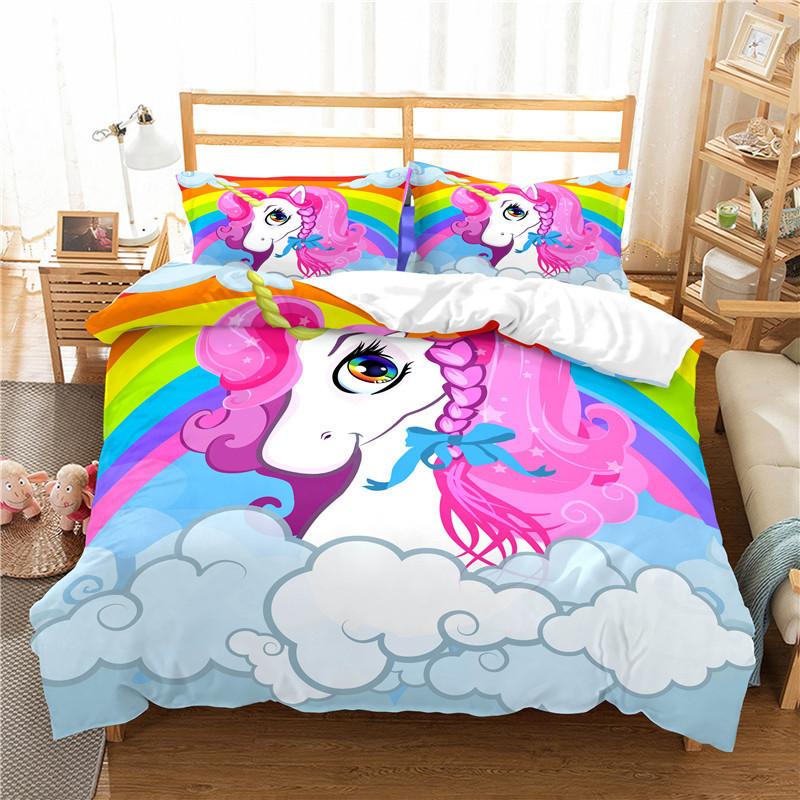 Home Textiles Provide Effects That Can Make All Kinds Of Pattern Quilt Covers, Digital Printing Three-Piece Sets 3D
