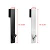 Bathroom Shower Door Back Hook Stainless Steel Over Glass Door Shower Towel Rack S-Shape Bathroom Bathrobe Hanger Holder Hooks