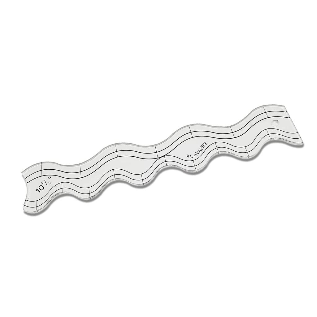 Wavy Sewing Rulers Patchwork Stencils Clear Acrylic Quilting Templates For Sewing Machine Quilting And Patchwork Project