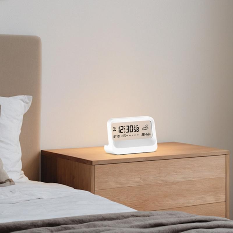 Alarm Clock for Bedroom Digital Desk Clock Bedside Nightstand Digital Clock J0MC