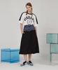 JUCYJUDY J Woven Flare Mix Denim Skirt Jysk321C