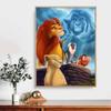 5D Diy Diamond Painting The Lion King and His Friends Full Drill Rhinestones Mosaic Embroidery Handmade Products Home Decor Gift