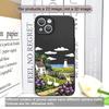 Cartoon Field Mountain Landscape Printed Phone Case for iPhone 17 16 12 11 14 13 15 Pro Max Mini X XS MAX XR 7 8 Plus Soft Cover