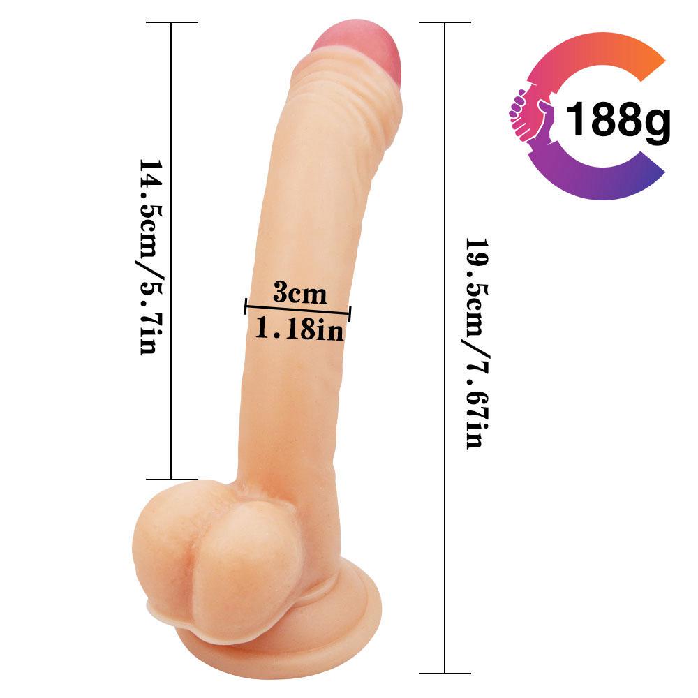 MoDi Sex Toys Long Strapon Dildo Realistic Blood Vessel Imitation Soft Penis Imitator For Woman Female Masturbation Wear Adult Toys Rubber Dick