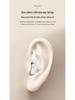 Jaliss C27 Bluetooth Earphones with Slide-Out Case, Perfect for Comfortable Side-Sleeping and Noise-Canceling.