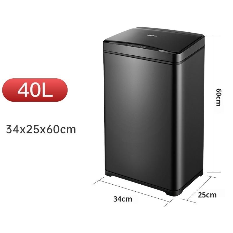 

Smart Sensor Trash Can Large Capacity Kitchen Trash Bin Stainless Steel Silent Opening and Closing Garbage Bin Clean Accessories