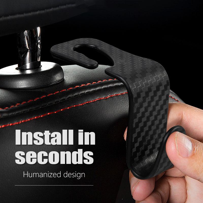 2PCS Car Seat Back Hooks Portable Hanging Storage Holder For BMW G30 G32 G01 G02 G05 G06 G07 G08 G16 G15 G14 G26 G22 G23 F40 F20 OH6