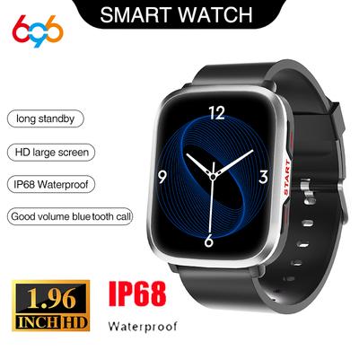 Ceas Smart 1.96 Inch Bărbați 300mah Apel Blue Tooth Rezistent la Apă IP68 Monitorizare Ritm Cardiac Somn Smartwatch Sport Fitness