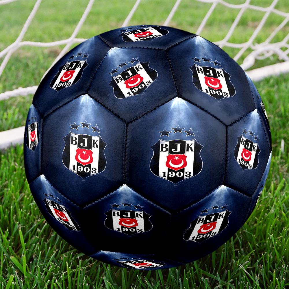 Be?ikta? Istanbul Crest Emblem Size 5 Soccer Ball,Indoor/Outdoor Suitable for Training Matches Tournaments Practice Games Perfect Gift for Fan