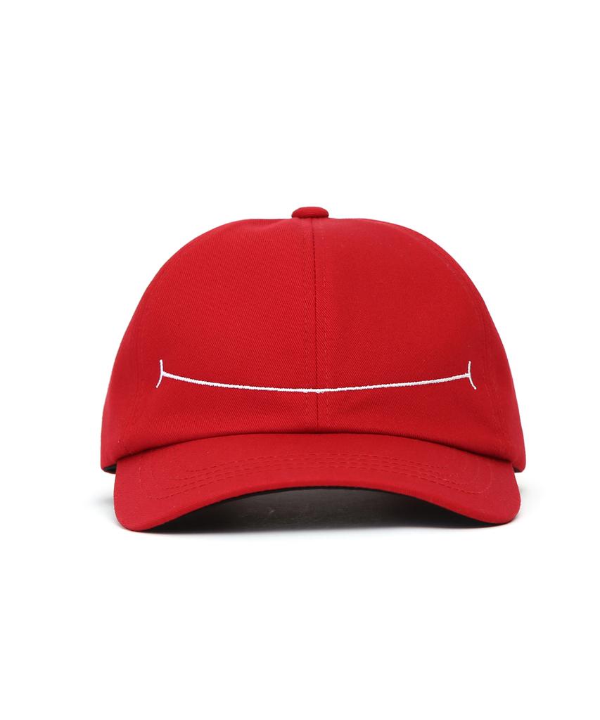 Eondeokeonteulol Cotton Logo Ball Cap Make A Smile / Classic B B / Red
