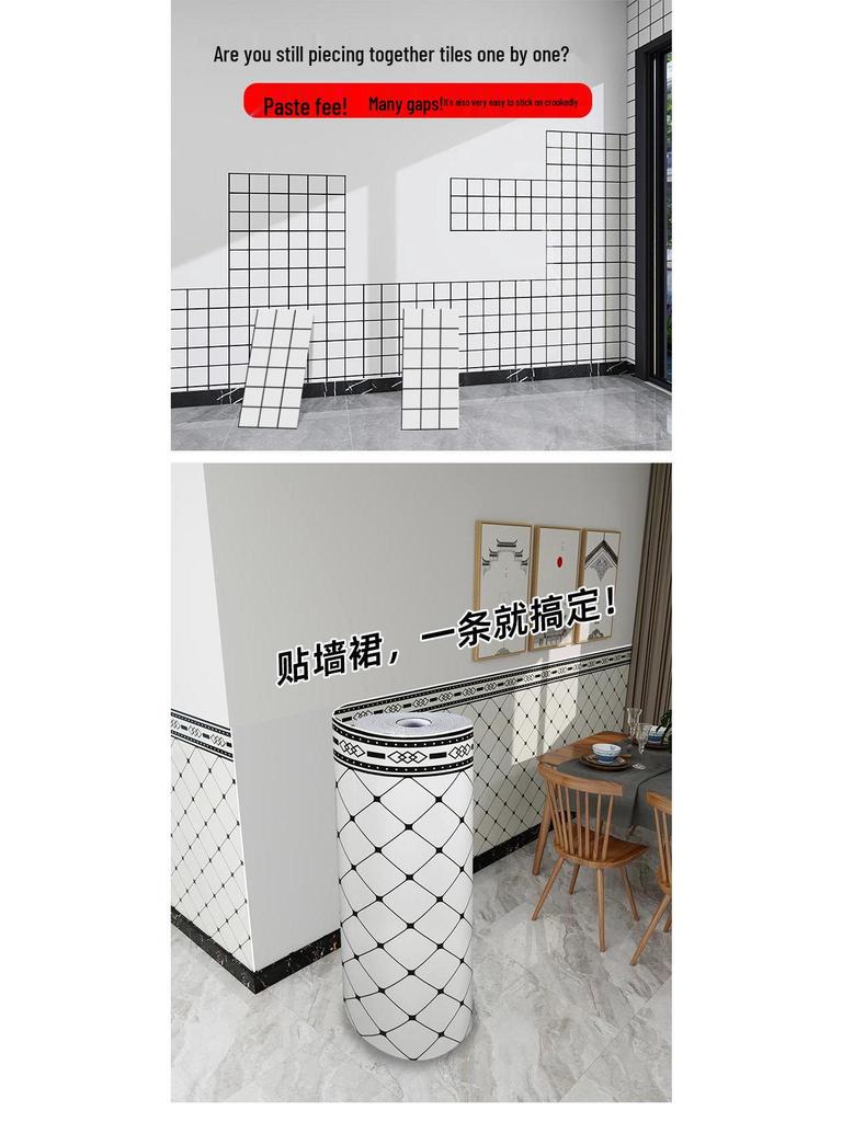 Self-Adhesive Waterproof Tile Wall Stickers for Commercial Spaces